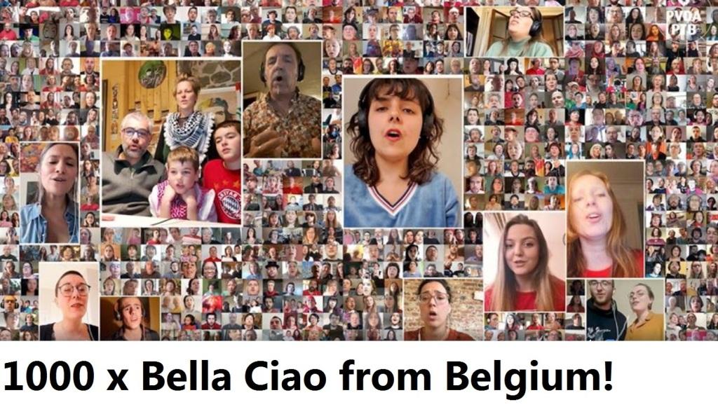 Aus dem Posteingang - 1000 x Bella Ciao from Belgium! - Facebook von Freitag, den 1.Mai 2020