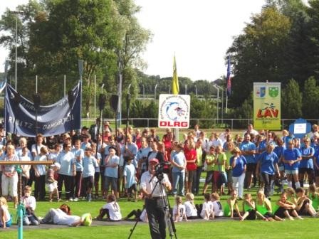 Bilder vom Festumzug aus Anlass des Jubilums 150 Jahre organisierter Sport in der Bernsteinstadt  Ribnitz-Damgarten am 24. August 2013 . Foto: Eckart Kreitlow