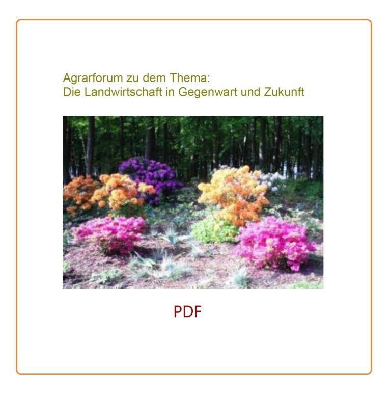 Die Landwirtschaft in Gegenwart und Zukunft - Agrarforum mit Professor Dr. Fritz Tack, Mitglied des Landtages von Mecklenburg-Vorpommern, und Dr. Martin Piehl, Hauptgeschftsfhrer des Bauernverbandes von Mecklenburg-Vorpommern, am  8. November 2012 in den Rumlichkeiten am 'Stadion am Bodden' in der Bernsteinstadt Ribnitz-Damgarten, Damgartener Chaussee 42 - PDF