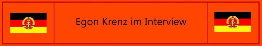 Egon Krenz im Interview