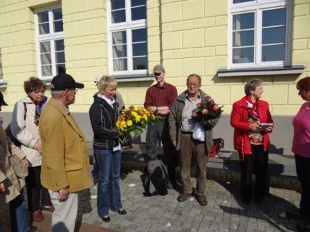 18.Gedenkwanderung am 1.Mai 2012 von Barth nach Ribnitz-Damgarten. Foto: Eckart Kreitlow