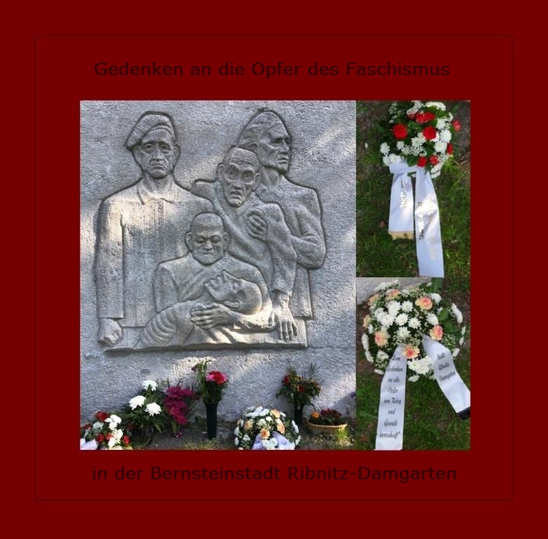 Gedenken an die Opfer des Faschismus in der Bernsteinstadt Ribnitz-Damgarten