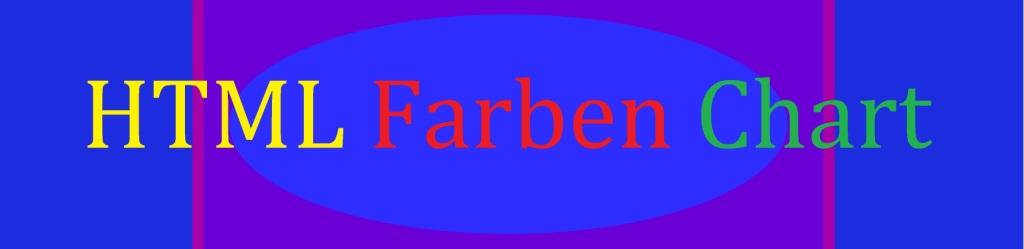 HTML Farben Chart - Link: https://html-color-codes.info/webfarben_hexcodes/  