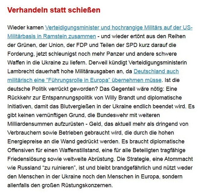 Aus dem Posteingang von Dr. Sahra Wagenknecht (MdB) - Team Sahra 15.09.2022 - Sanktionen - Schluss mit der Doppelmoral - Abschnitt 6 