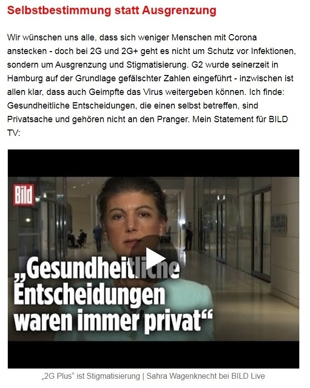 Aus dem Posteingang von Dr. Sahra Wagenknecht (MdB) - Team Sahra 20.01.2022 - Boom trotz Krise: Die Gewinner der Pandemie - Abschnitt 3 