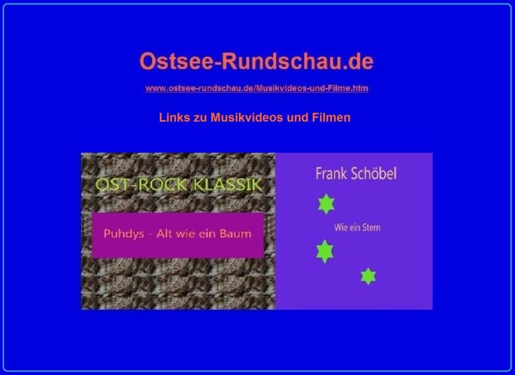 Links zu Musikvideos und Filmen auf Ostsee-Rundschau.de - Neue Unabhngige Onlinezeitungen (NUOZ) 