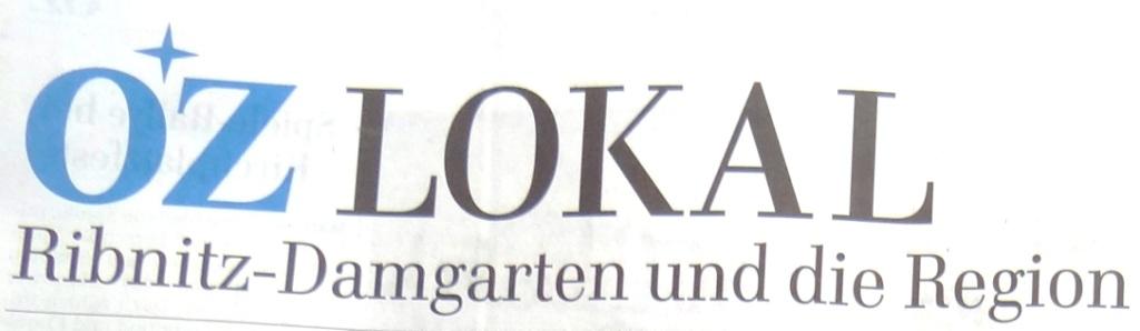 Ribnitz-Damgartener Wochenendausgabe der Ostsee-Zeitung vom 4./5.Juli 2015 Lokalteil Seite 9