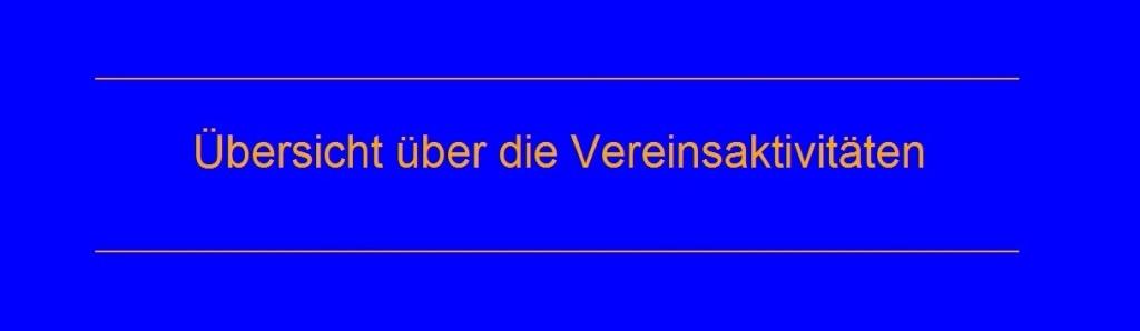 bersicht ber die Vereinsaktivitten - Gemeinntziger Heimat- und Bildungsverein Ribnitz-Damgarten e. V. - Vereinsgrndung am 18.06.2008 - Namensnderung am 12.05.201
